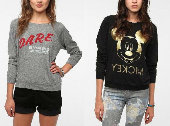 Graphic long sleeve UO